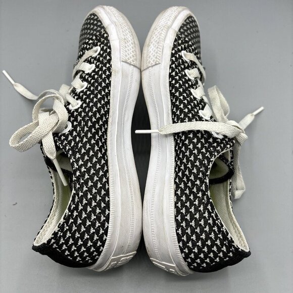 Converse with Lunaron Black White Low Top Women’s Sneakers 6 - Picture 7 of 9